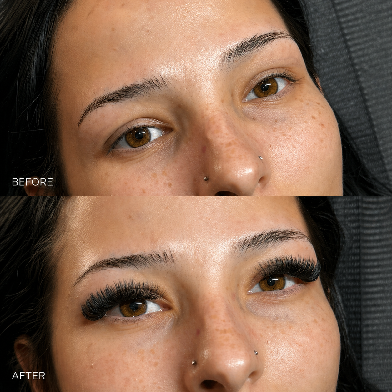 Deluxe lash before and after result